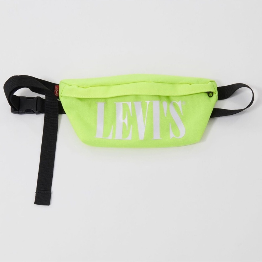 Levi’s NEON Yellow BANANA SLING Fannie pack nwt